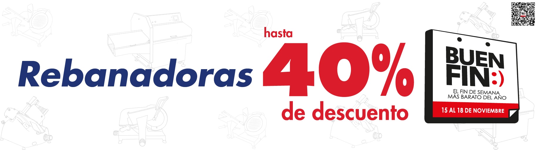 Rebanadoras hasta 40% de descuento